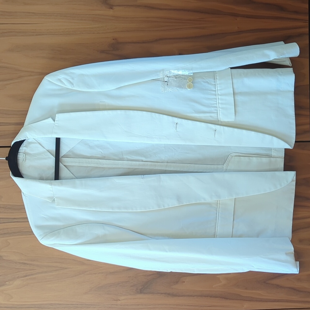 White Helmut Lang Blazer